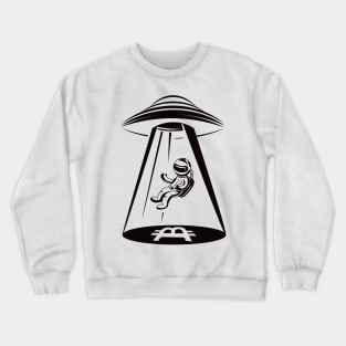 Bitcoin Astronaut. UFO Mining Crewneck Sweatshirt